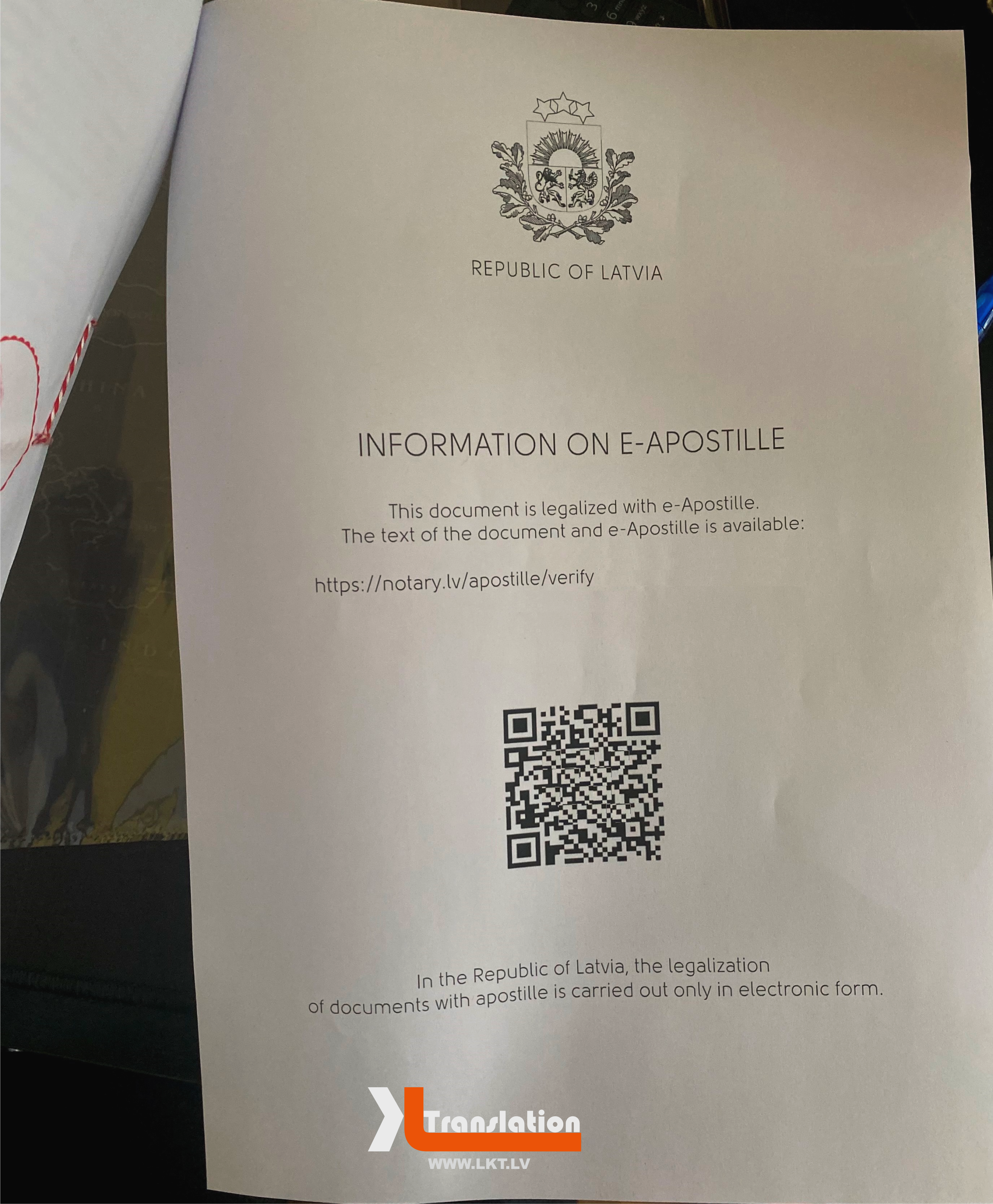 Apostille Notarial Certification